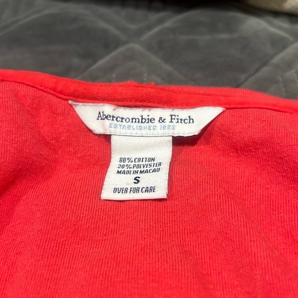 Abercrombie & Fitch Short Sleeved Hoodie Size S - Picture 3 of 3
